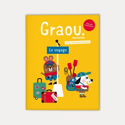 Magazine Graou 3 - 7 years old, issue Le voyage