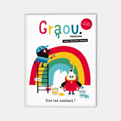Magazine Graou 3 - 7 ans, N° Vive les couleurs !