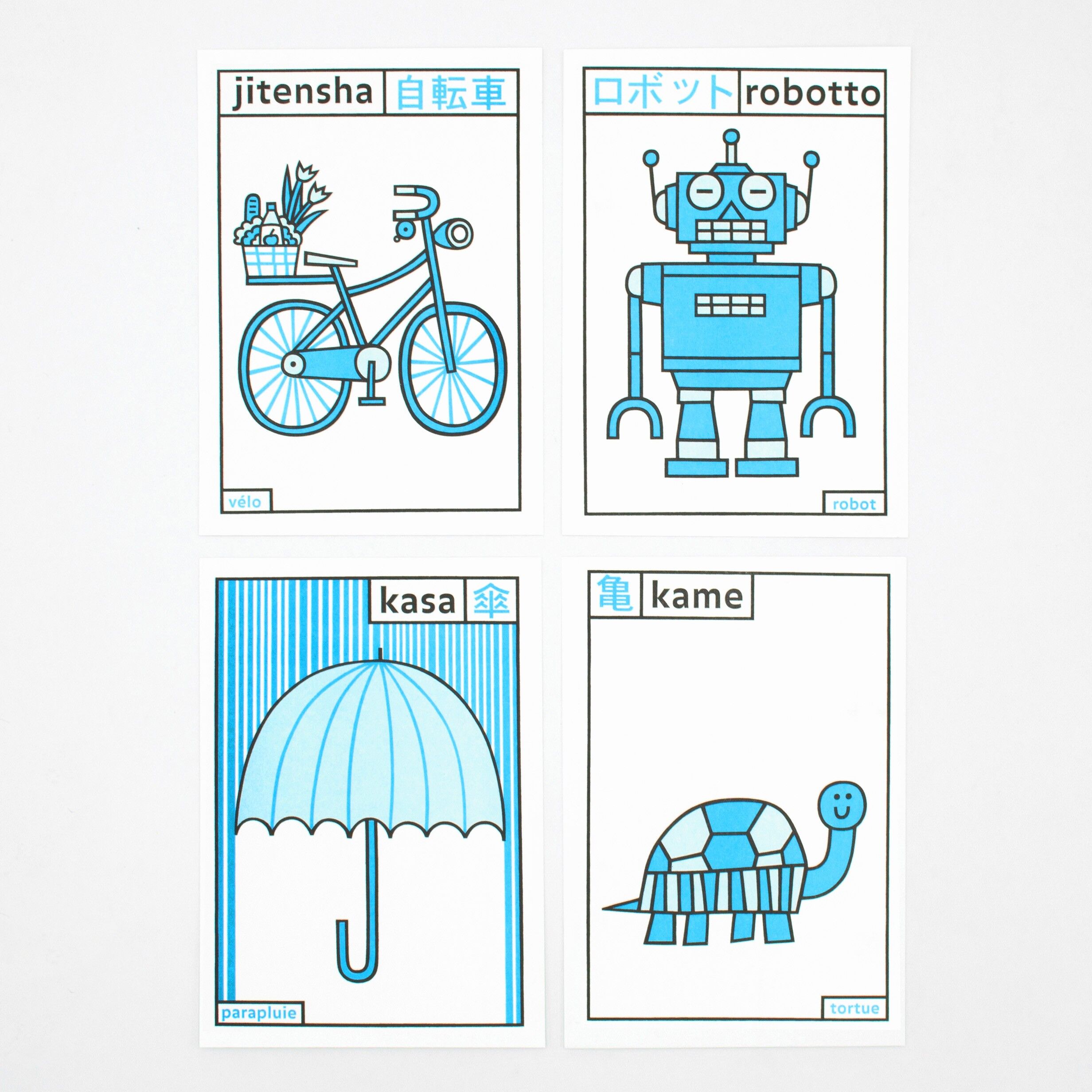 Risographien Yahho Japan! - Blau