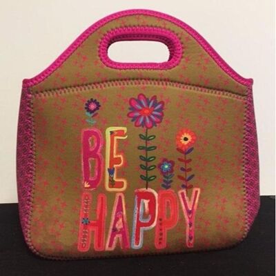 Sac isotherme "be happy"