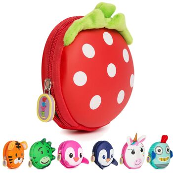 boppi Pochette porte-clés Tiny Trekker - FRAISE 3