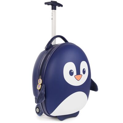 boppi Tiny Trekker Luggage Case - PENGUIN - Blue BB707F
