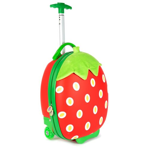 boppi Tiny Trekker Luggage Case - STRAWBERRY