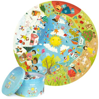 boppi Puzzle rond 150 pièces - Saisons BRP003