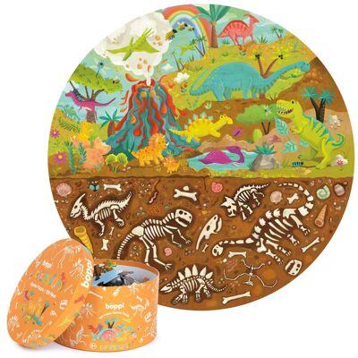 boppi 150 Piece Round Jigsaw Puzzle - Dinosaur BRP002