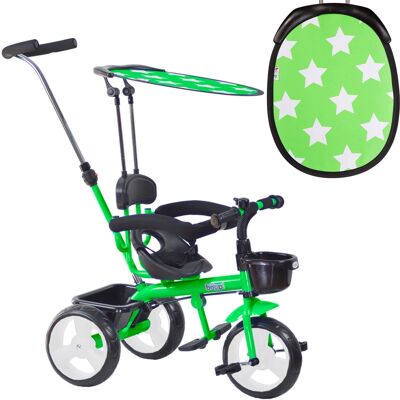 boppi - 4 in 1 Metal Tricycle Trike T306 - GREEN