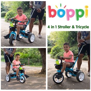 boppi - Tricycle en métal 4 en 1 Trike T306 - VERT 3