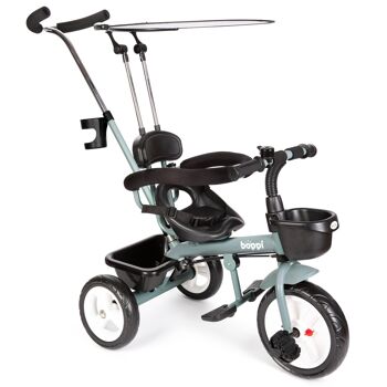 boppi - Tricycle en métal 4 en 1 Trike T306 - GRIS 2