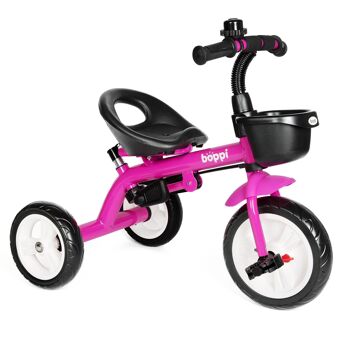 boppi - Tricycle en métal 4 en 1 Trike T306 - ROSE 2