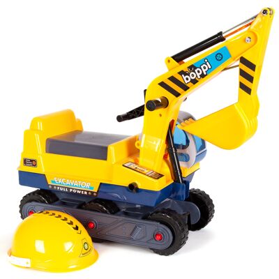 boppi Ride On Digger - Yellow