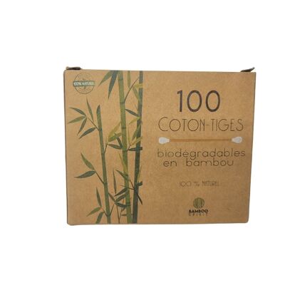 Bamboo cotton swabs x100