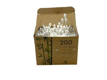 Cotons tiges en bambou x200 3