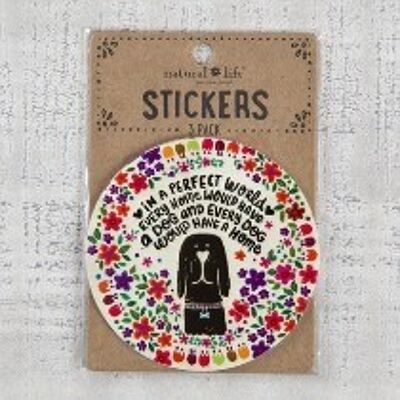 PACK OF 3 STICKERS