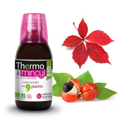 Thermomincyl Bio 250ml - Concentrate of 9 plants Organic oral solution