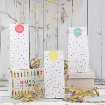 Paper dragon 24 pochettes cadeaux anniversaire - confettis - cadeaux à remplir et à offrir - petit merci à vos invités - pour l'anniversaire des enfants 3