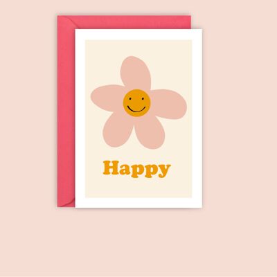 Greeting card - Happy