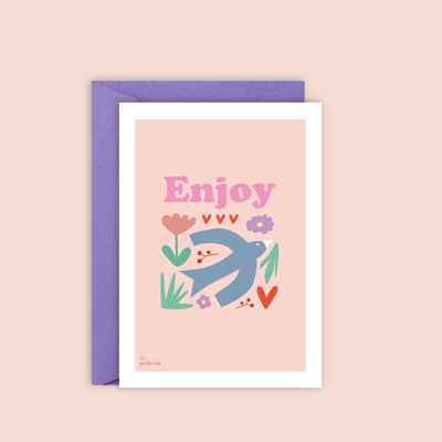 Greeting card - Enjoy