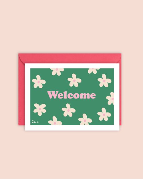 Carte annonce naissance - Welcome