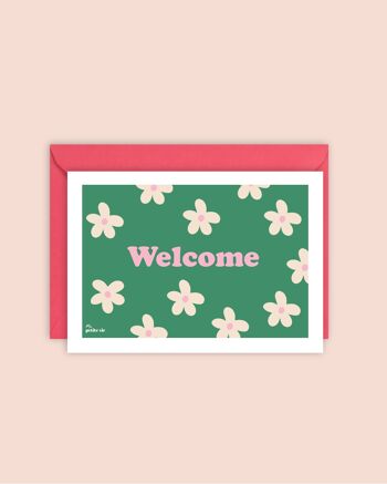 Carte annonce naissance - Welcome 1