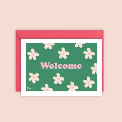 Carte annonce naissance - Welcome