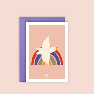 Children's card - Mini rainbow