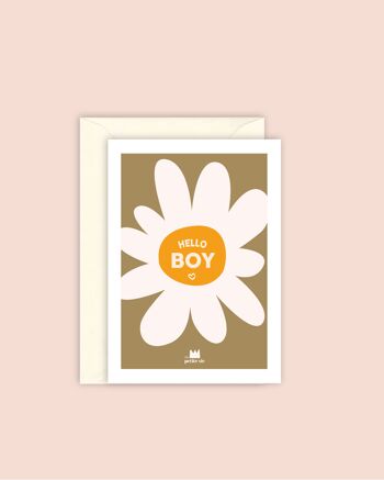 Carte naissance - Hello boy 1