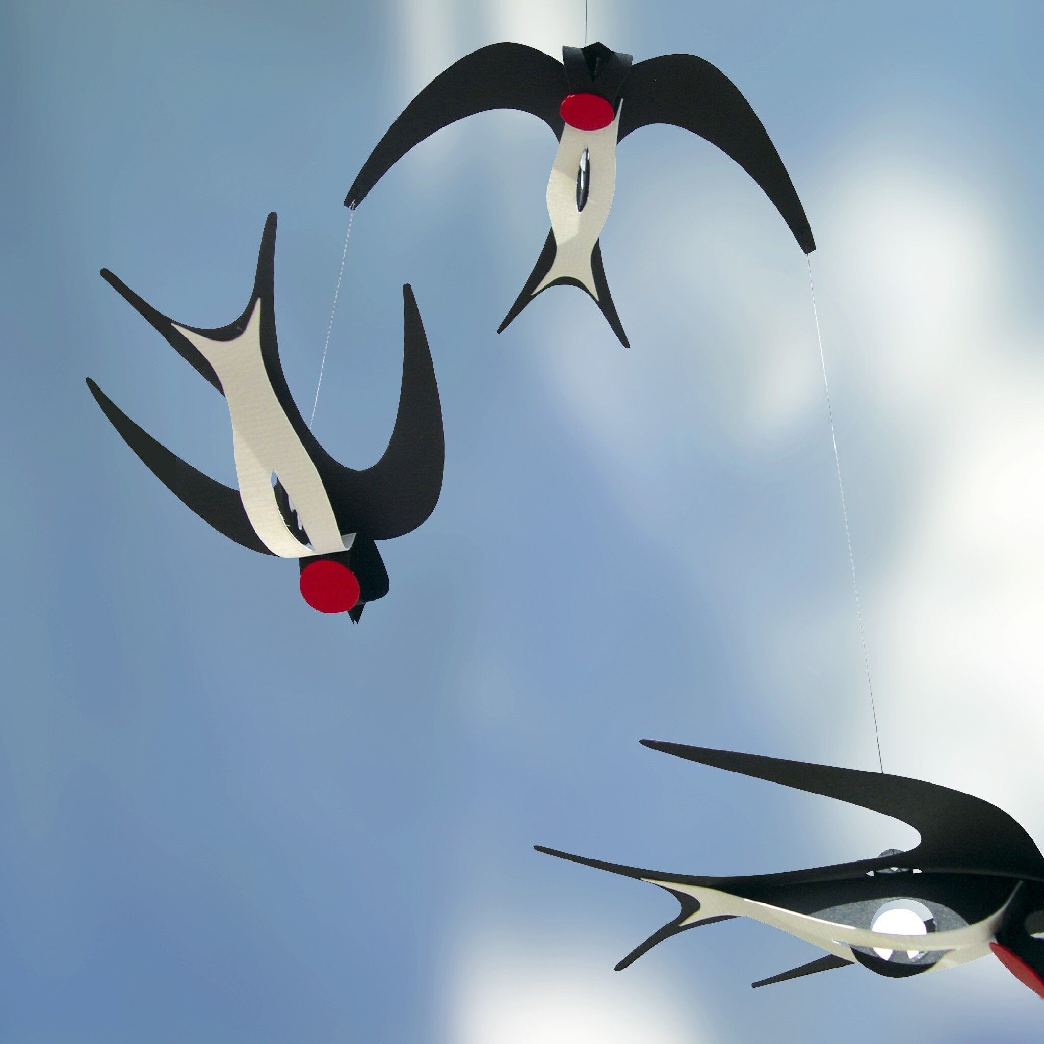 Swallow Mobile, paper mobile