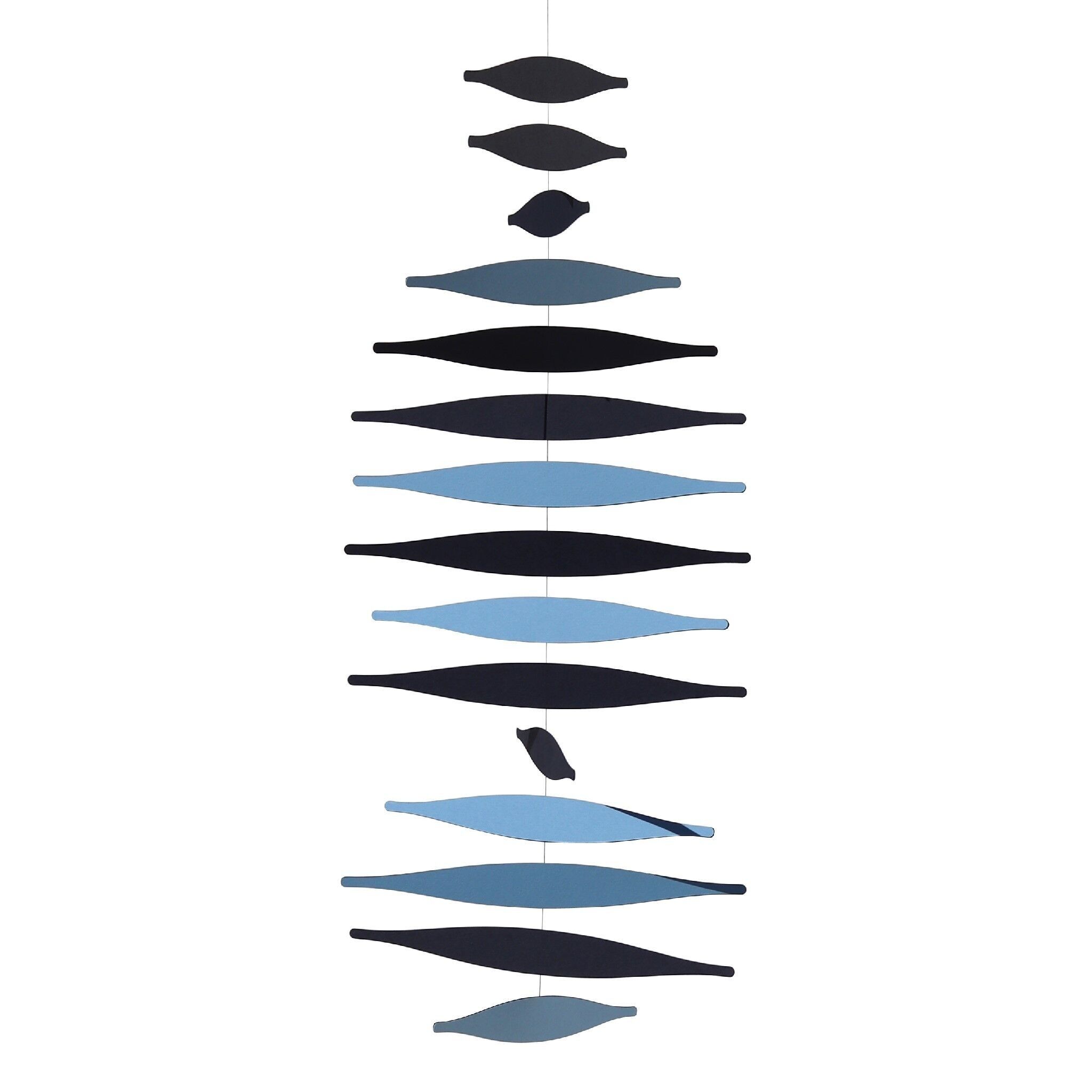 Density Mobile, azzurro, carta artistica da appendere