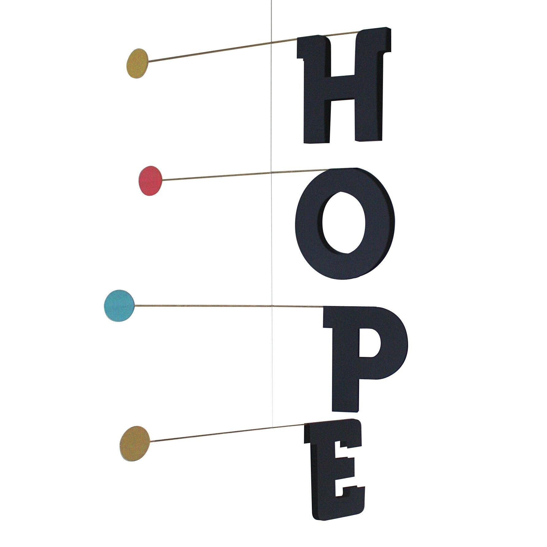 HOPE Mobile, parola, arte di carta appesa