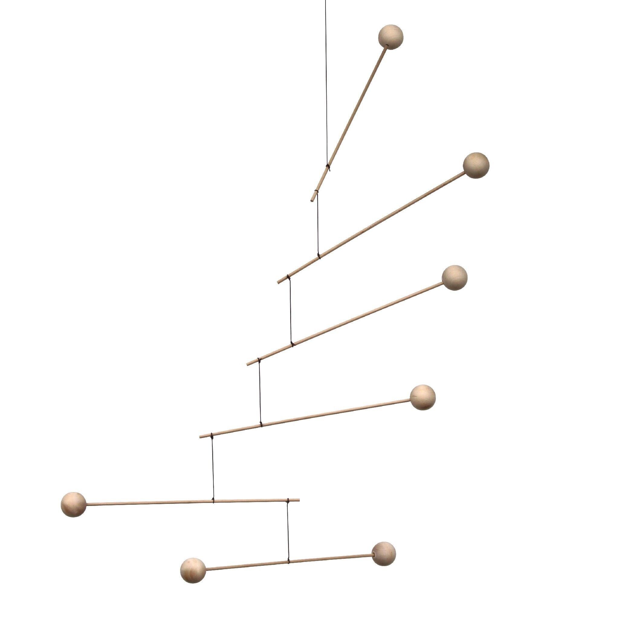 Scala Mobile, wood, hanging art