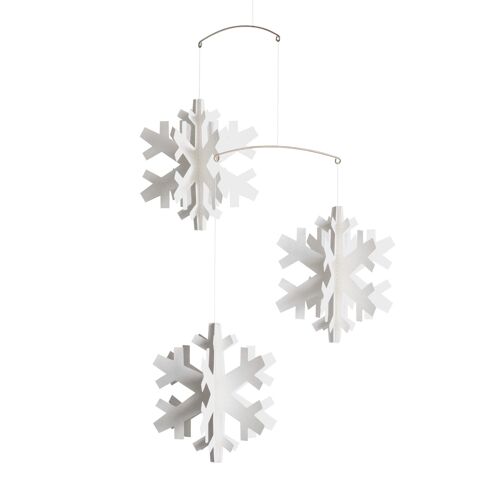 Snowflake mobile 3 - hanging paper decoration