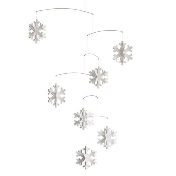 Flocon de neige mobile 7 - décoration en papier à suspendre 1