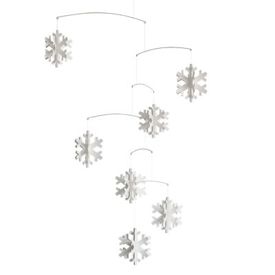 Giostrina Fiocco di neve 7 - decorazione in carta da appendere