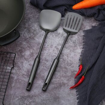 Culina - Set de spatules avec support (7 pièces) - Argent 10
