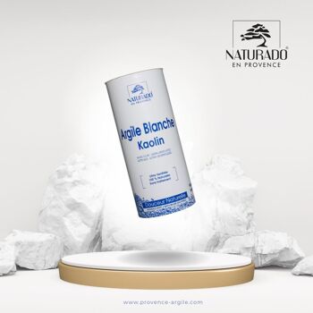 Argile blanche ultraventillée Kaolin 300 g Natural Ecocert 2