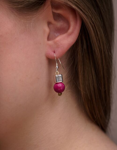 Acai Berry Earrings - Frosted Berries