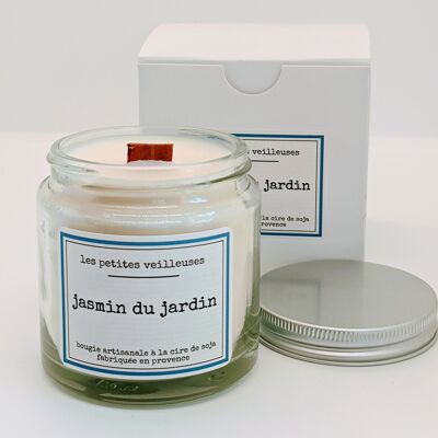 Garden Jasmine scented glass jar candle