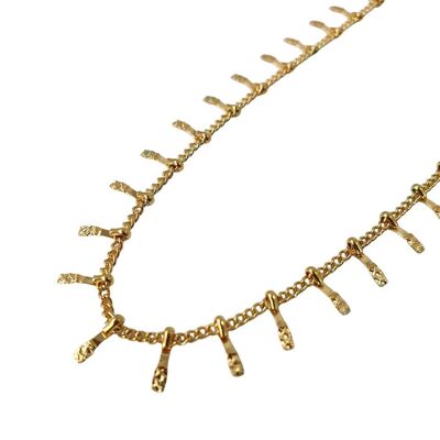 Anna Halskette aus goldenem Edelstahl