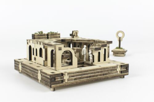 Jeux de taquin 3D en bois "L'APPART"