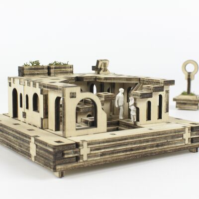 Giochi rompicapo in legno 3D "L'APPART"