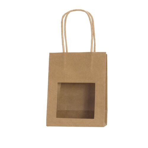 Sac fenetre kraft poignees n°1