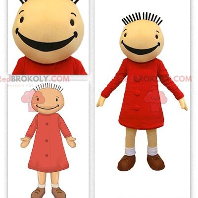 REDBROKOLY mascot Fanfreluche doll of Suzy in Bob and Bobette , REDBROKO__04