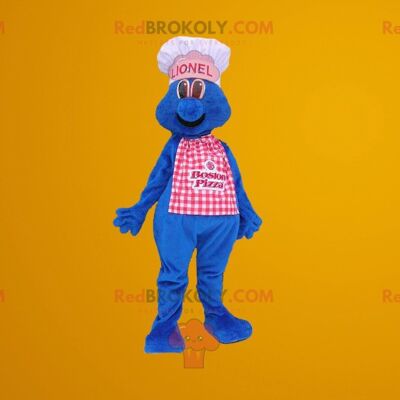 Blauer Küchenchef Küchenchef REDBROKOLY Maskottchen, REDBROKO__034