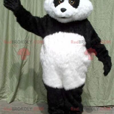 Mascotte de panda noir et blanc REDBROKOLY, REDBROKO__094