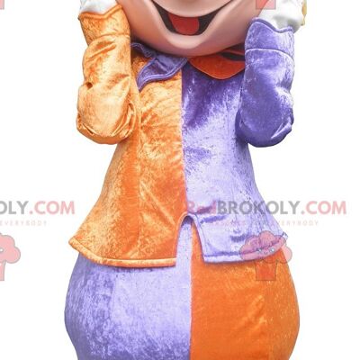 King jester clown REDBROKOLY mascot , REDBROKO__0112
