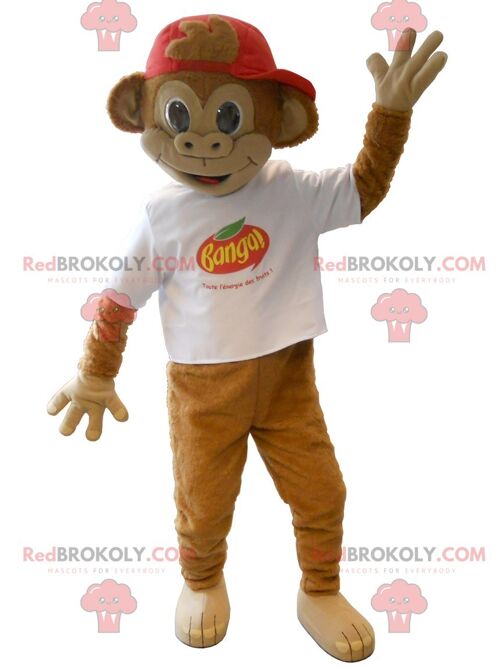 Banga brown monkey REDBROKOLY mascot , REDBROKO__0115