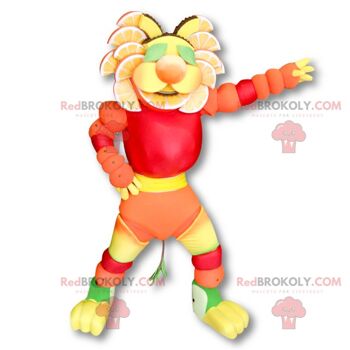 Mascotte de REDBROKOLY fruité multicolore, REDBROKO__0135 2