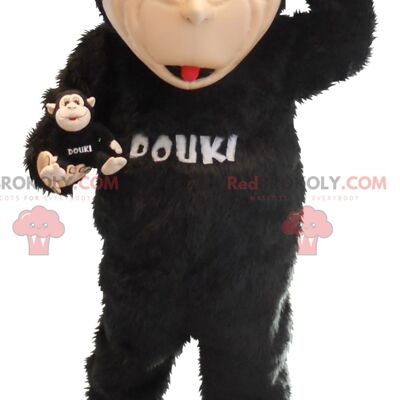 Great black monkey REDBROKOLY mascot , REDBROKO__0157