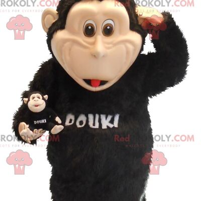 Great black monkey REDBROKOLY mascot , REDBROKO__0157
