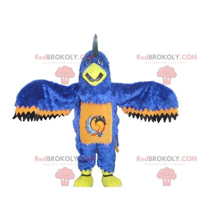 Mascotte REDBROKOLY aquila blu e nera , REDBROKO__0163